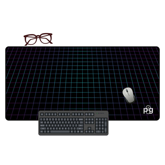 Neon Grid XXL and XXXXL Mouse Pad - PixelGears