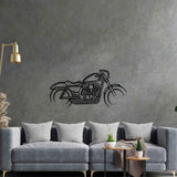 48 Metal Wall Art Bike Silhouettes | Wall Decor | Gift For Men - Pixelgears