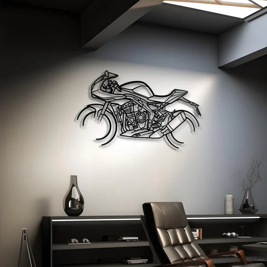 2020 Triumph Speed Triple 1200 RR Metal Bike Silhouettes | Wall Decor | Gift For Men - Pixelgears