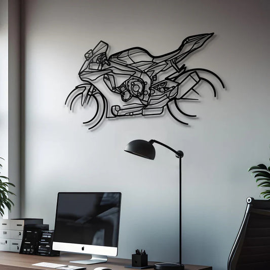 2018 Yamaha YZF-R1 Metal Bike Silhouettes | Wall Decor | Gift For Men - Pixelgears