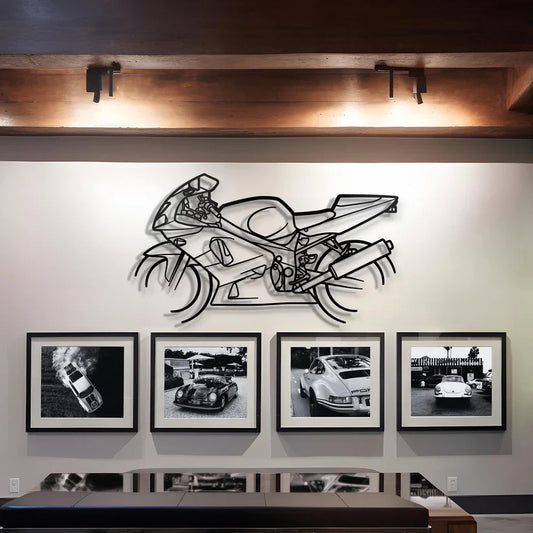 2003 Suzuki GXSR 600 Metal Bike Silhouettes | Wall Decor | Gift For Men - Pixelgears