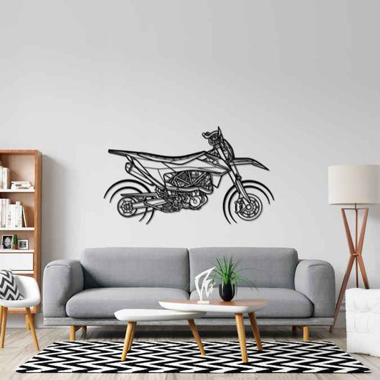690 SMC R Metal Wall Art Bike Silhouettes | Wall Decor | Gift For Men - Pixelgears