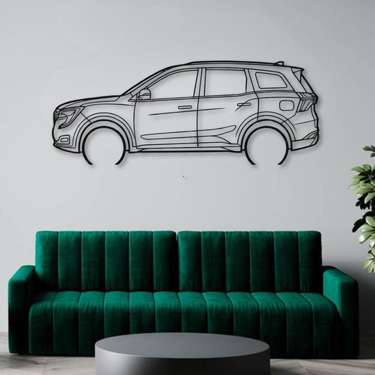 Mahindra XUV 700 Metal Wall Art Car Silhouette | Personalized Car Gift For Men - PixelGears