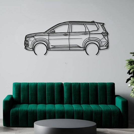 Tata Safari Metal Wall Art Car Silhouette | Personalized Car Gift For Men - PixelGears