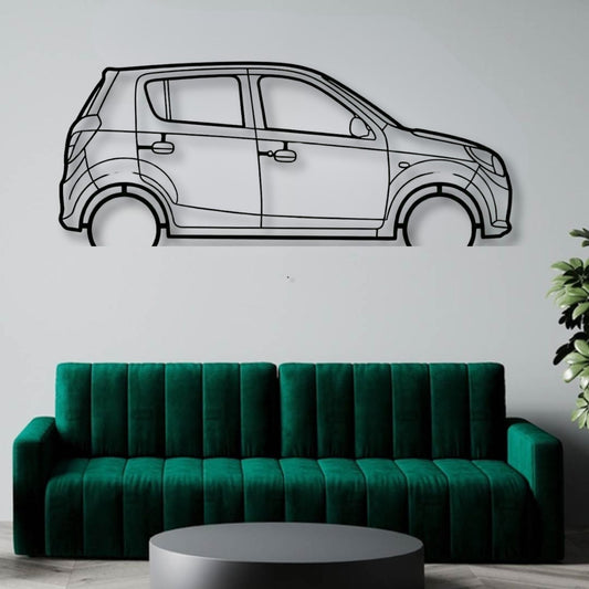 Lord Alto Metal Wall Art Car Silhouette | Personalized Car Gift For Men - PixelGears