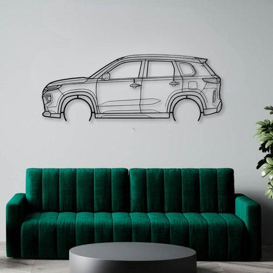 Toyota Hyryder Metal Wall Art Car Silhouette | Personalized Car Gift For Men - PixelGears