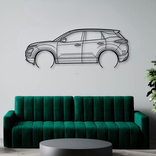 Tata Harrier Metal Wall Art Car Silhouette | Personalized Car Gift For Men - PixelGears