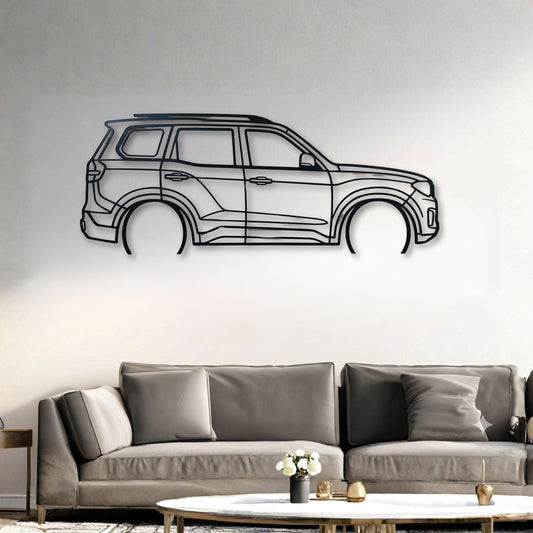 Mahindra ScorpioN Metal Wall Art Car Silhouette | Personalized Car Gift For Men - PixelGears