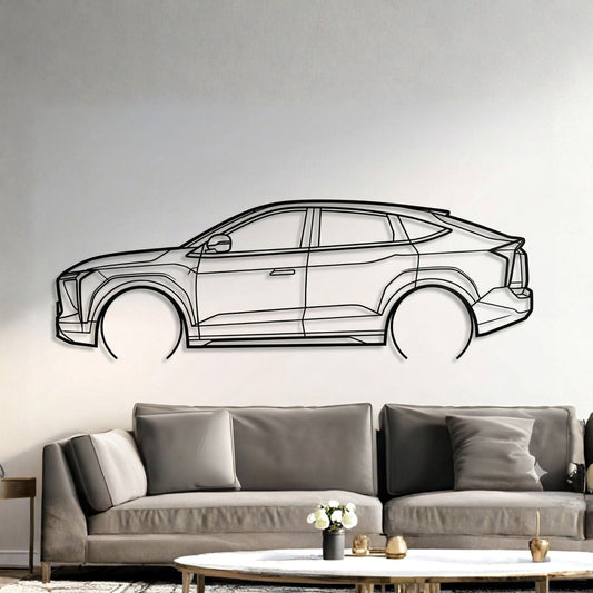 Mahindra XEV 9E Metal Wall Art Car Silhouette | Personalized Car Gift For Men - PixelGears