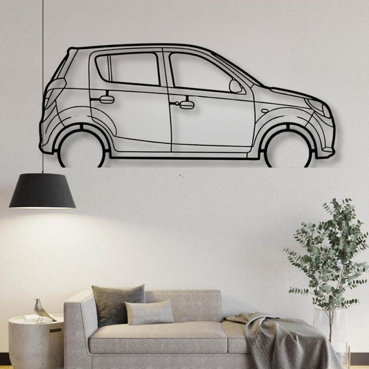 Lord Alto Metal Wall Art Car Silhouette | Personalized Car Gift For Men - PixelGears