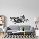 900SD Darmah 1976 Metal Wall Art Bike Silhouettes | Wall Decor | Gift For Men - Pixelgears