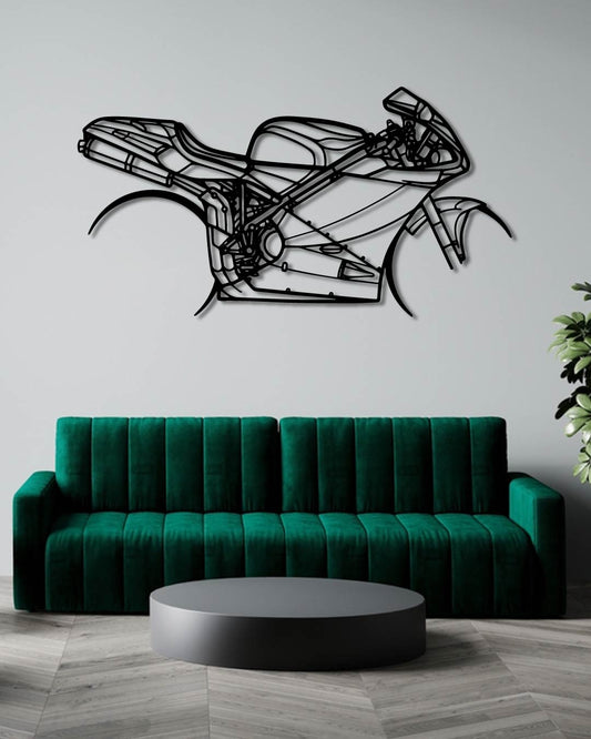 996S 2001   Metal Bike Silhouettes | Wall Decor | Gift For Men - Pixelgears