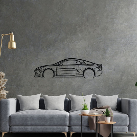 Alpine A110 Metal Wall Art Car Silhouette | Personalized Car Gift For Men - PixelGears