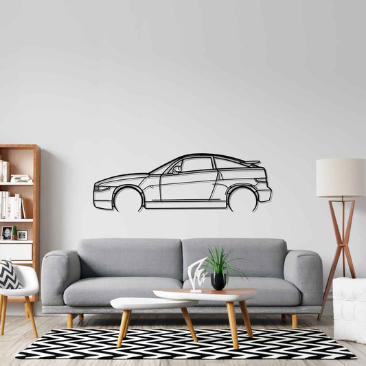 Alfa Romeo SZ 1991 Metal Wall Art Car Silhouette | Personalized Car Gift For Men - PixelGears