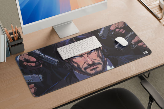 Angry John Wick - XXL and XXXXL Mouse Pad - PixelGears