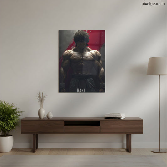 Baki: The Next Generation Metal Poster | Aesthetic Pop Art Wall Decor & Painting