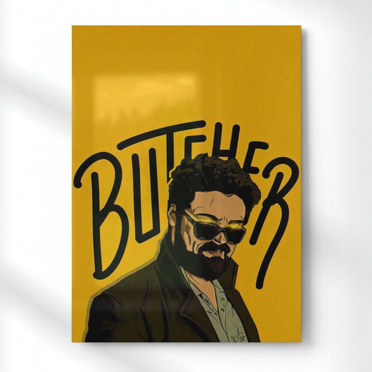 Billy Butcher Fan Art Metal Poster | Aesthetic Pop Art Wall Decor & Painting