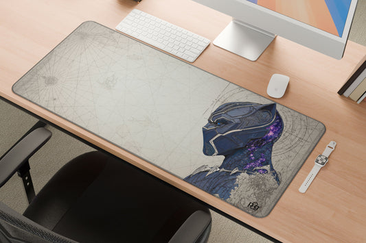Black Panther LineArt - XXL and XXXXL Mouse Pad - PixelGears