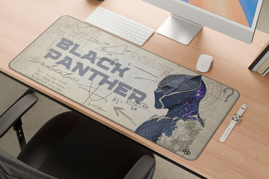 Black Panther LineArt Edition - XXL and XXXXL Mouse Pad - PixelGears