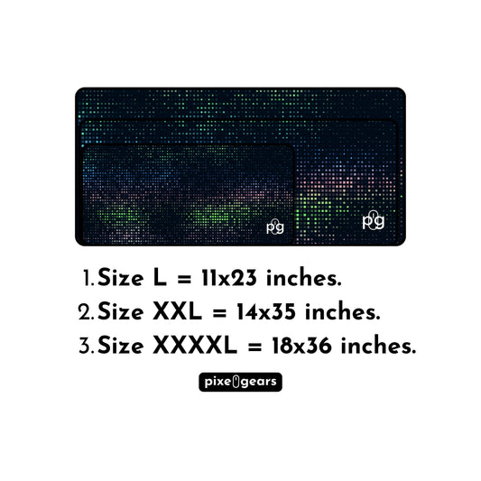 Blinding Pixel Lights XXXXL Mouse Pad - PixelGears