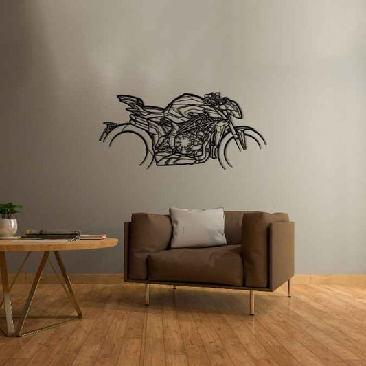 Brutale 1000 RS 2022 Metal Wall Art Bike Silhouettes | Wall Decor | Gift For Men - Pixelgears