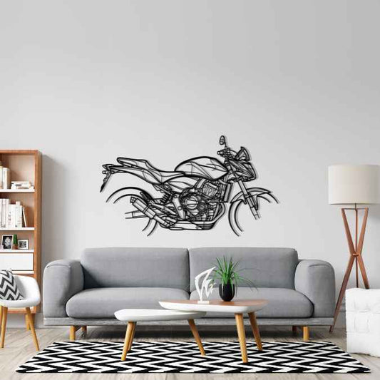 CB600F Hornet 2008 Metal Wall Art Bike Silhouettes | Wall Decor | Gift For Men - Pixelgears