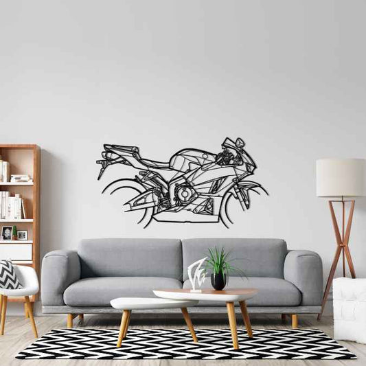 CBR600RR 2016 Metal Wall Art Bike Silhouettes | Wall Decor | Gift For Men - Pixelgears