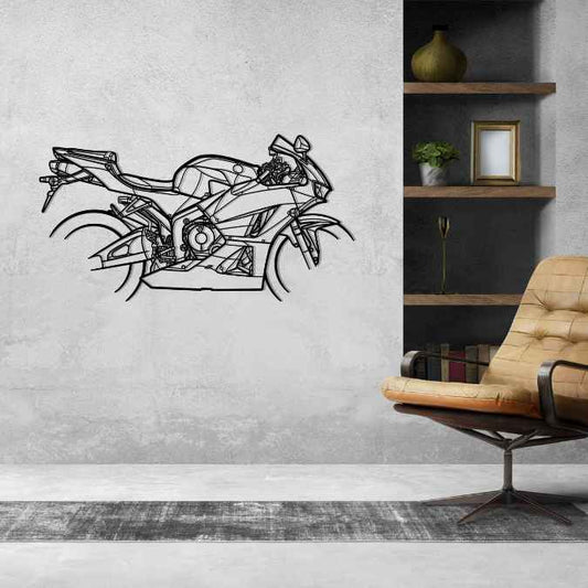 CBR600RR 2016 Metal Wall Art Bike Silhouettes | Wall Decor | Gift For Men - Pixelgears