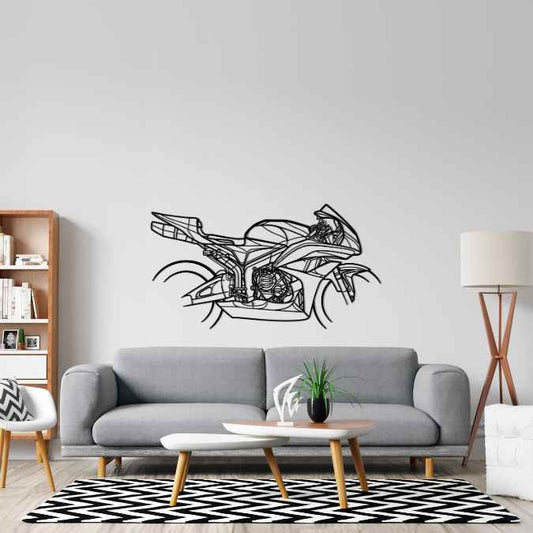 CBR600 Metal Wall Art Bike Silhouettes | Wall Decor | Gift For Men - Pixelgears