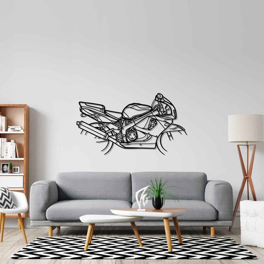 CBR900RR 1996 Metal Wall Art Bike Silhouettes | Wall Decor | Gift For Men - Pixelgears