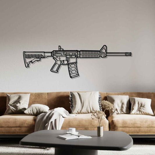 H-53E Super Stallion Silhouette  Metal Gun Silhouette Wall Art