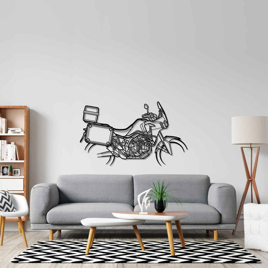 CRF1000L 2017 Metal Wall Art Bike Silhouettes | Wall Decor | Gift For Men - Pixelgears