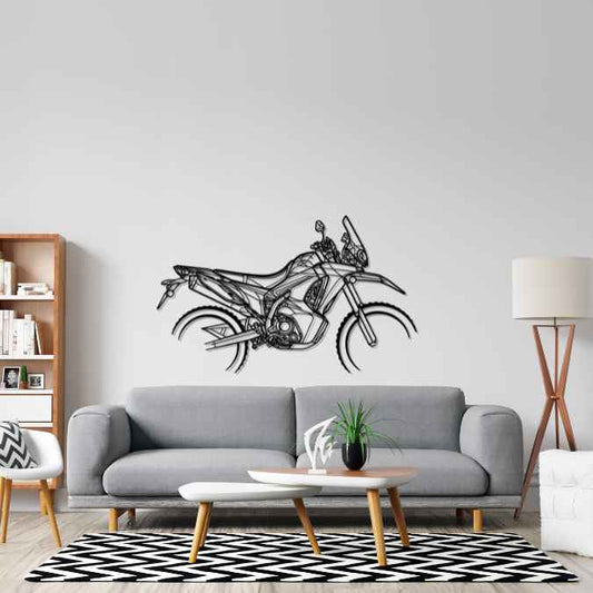 CRF300L Rally 2021 Metal Wall Art Bike Silhouettes | Wall Decor | Gift For Men - Pixelgears