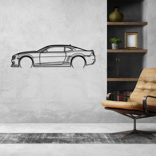 Chevrolet Camaro Metal Wall Art Car Silhouette | Personalized Car Gift For Men - PixelGears