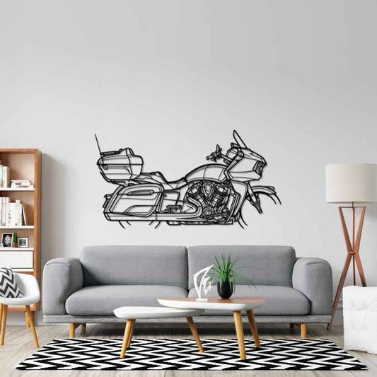Challenger Pursuit 2022 Metal Wall Art Bike Silhouettes | Wall Decor | Gift For Men - Pixelgears
