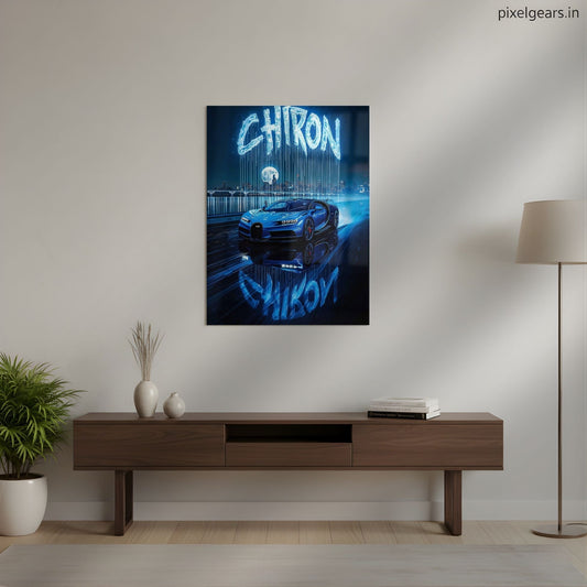 Chiron: The Blue Reflection Metal Poster | Aesthetic Pop Art Wall Decor & Painting