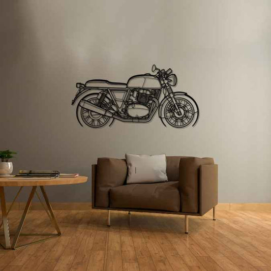 Continental GT650 Metal Wall Art Bike Silhouettes | Wall Decor | Gift For Men - Pixelgears