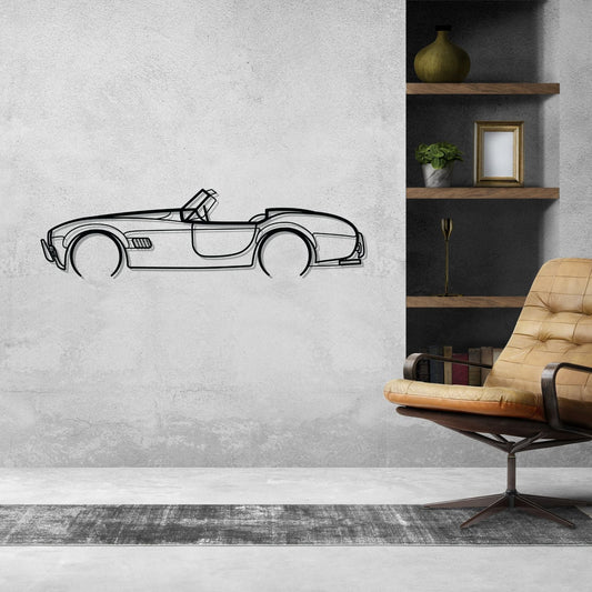 Cobra Metal Wall Art Car Silhouette | Personalized Car Gift For Men - PixelGears