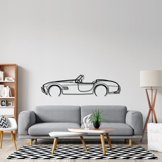Cobra Metal Wall Art Car Silhouette | Personalized Car Gift For Men - PixelGears