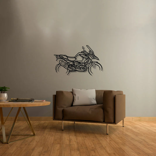 GS Enduro Silhouette   Metal Bike Silhouettes | Wall Decor | Gift For Men - Pixelgears