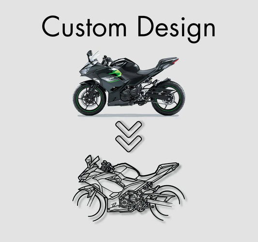 Custom Metal Bike Silhouettes | Wall Decor | Gift For Men - Pixelgears