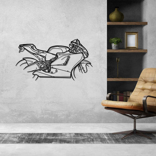 Desmosedici 2008 Metal Wall Art Bike Silhouettes | Wall Decor | Gift For Men - Pixelgears