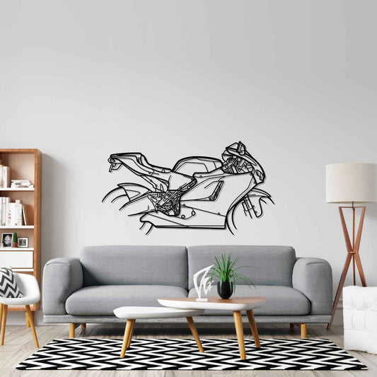 Desmosedici 2008 Metal Wall Art Bike Silhouettes | Wall Decor | Gift For Men - Pixelgears