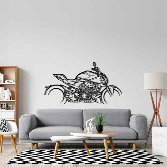 Diavel V4 2023 Silhouette Metal Wall Art Bike Silhouettes | Wall Decor | Gift For Men - Pixelgears