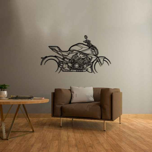 Diavel V4 2023 Silhouette Metal Wall Art Bike Silhouettes | Wall Decor | Gift For Men - Pixelgears