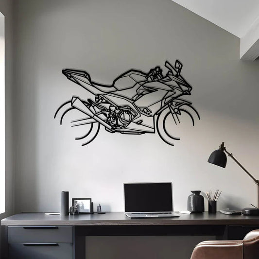 2020 Kawasaki Ninja 400 Metal Bike Silhouettes | Wall Decor | Gift For Men - Pixelgears