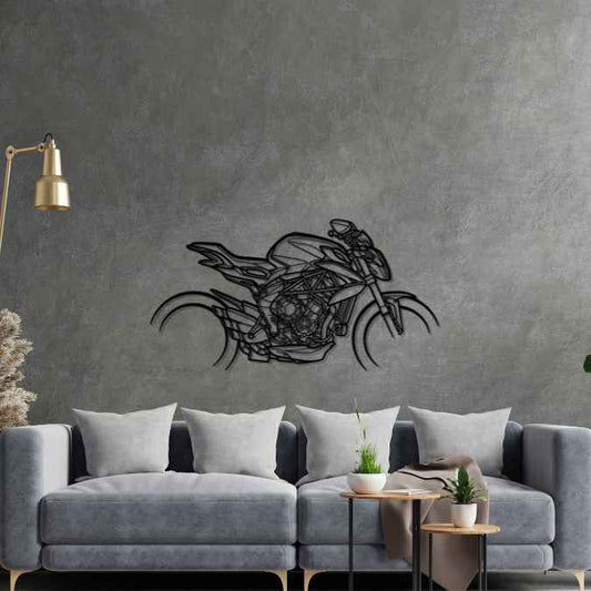 Dragster 800RR Silhouette Metal Bike Silhouettes | Wall Decor | Gift For Men - Pixelgears