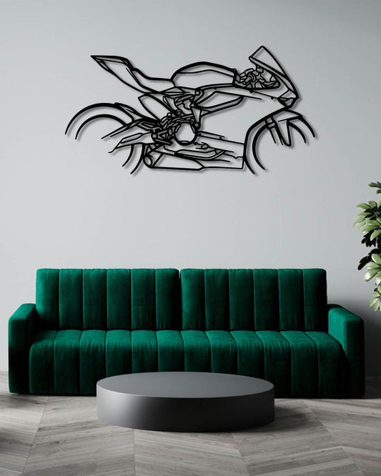 Ducati 959 Panigale Corse Metal Bike Silhouettes | Wall Decor | Gift For Men - Pixelgears