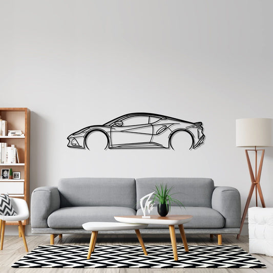 Lotus Emira Metal Wall Art Car Silhouette | Personalized Car Gift For Men - PixelGears