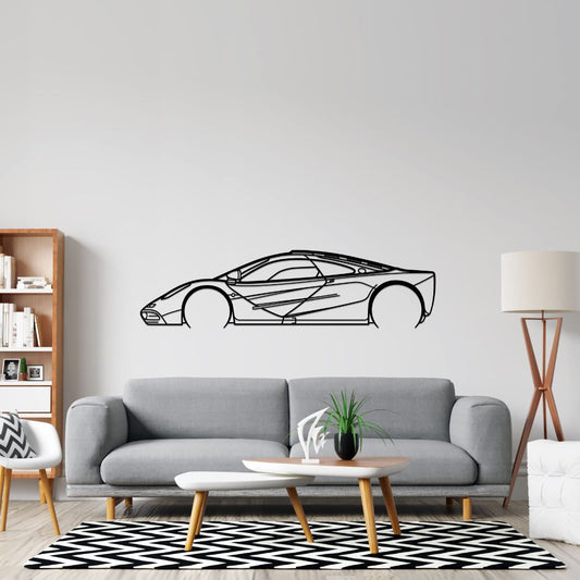 F1 1997 Metal Wall Art Car Silhouette | Personalized Car Gift For Men - PixelGears